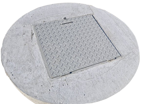 POKLOPAC BET. FI 1000 SA METALNOM ŠAHTOM 600X600 BOJANI